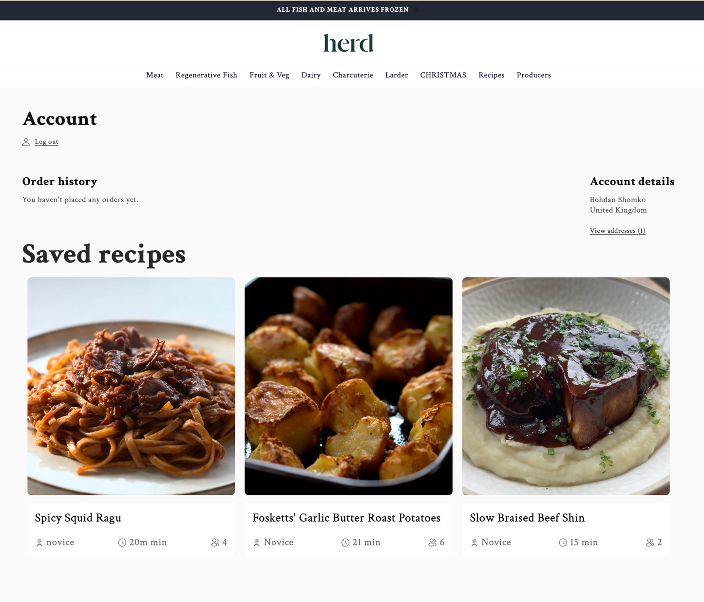 Herd-recipewishlist